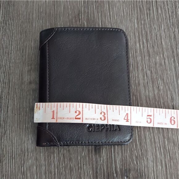 CIEPHIA RFID Blocking Trifold Genuine Leather Wallets - Brown - Picture 7 of 10